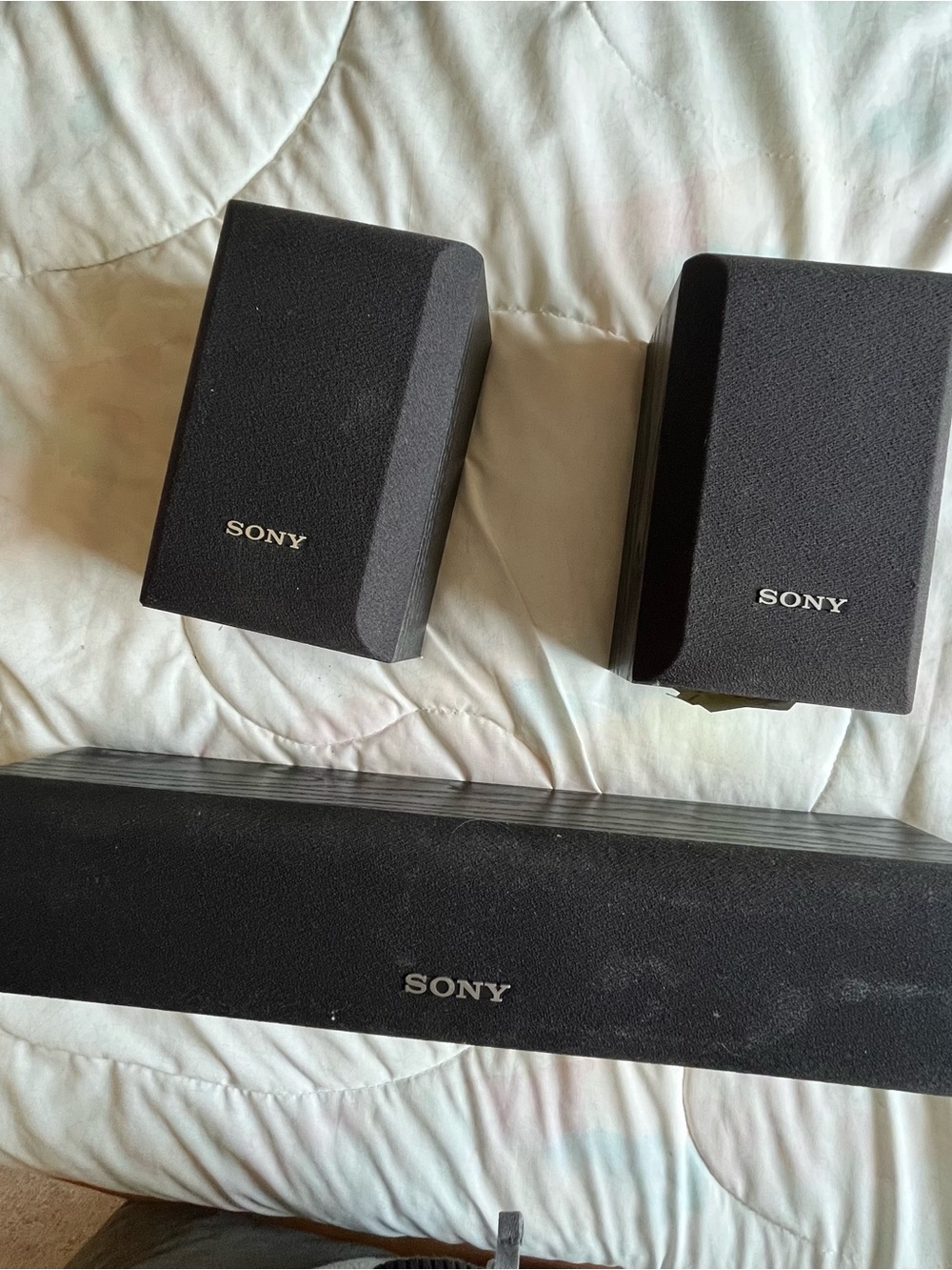 Sony Black 3-Piece Portable Speaker Set